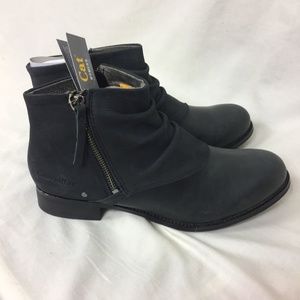 NEW Caterpillar Irenea ankle boots Leather Nubuck